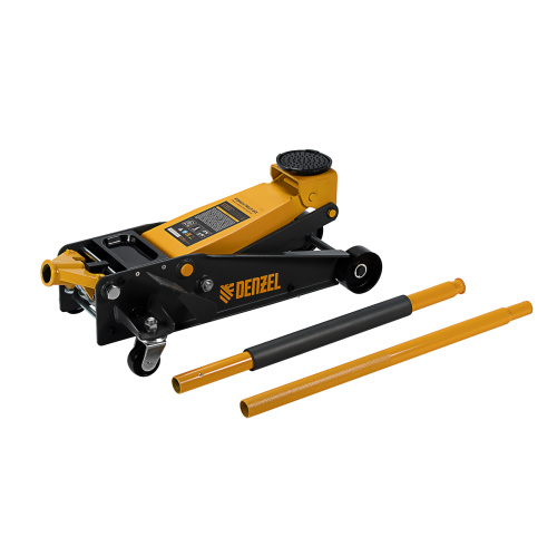 Домкрат гидравлический подкатной 3 т, с фиксатором, быстрый подъем, 135-480 мм, профессиональный Denzel по ценам производителя в Екатеринбурге с доставкой по всей России