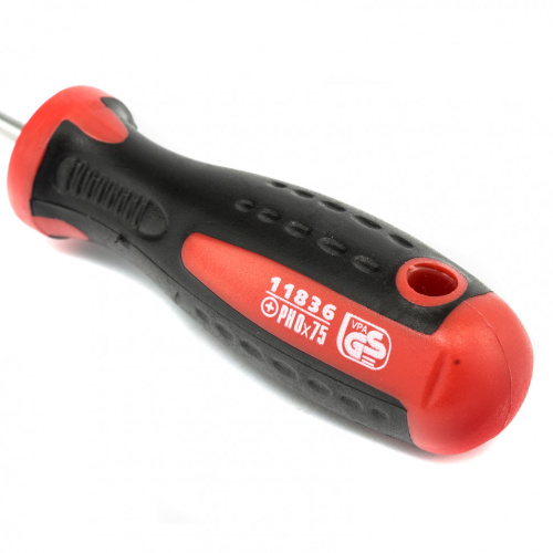 Отвертка Profi, PH0 х 75 мм, S2, двухкомпонентная рукоятка Matrix по ценам производителя в Екатеринбурге с доставкой по всей России