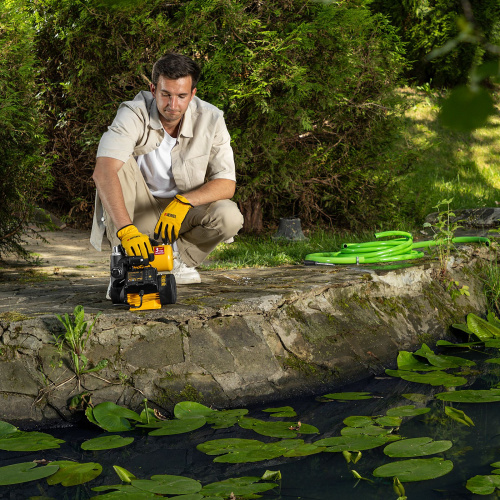 Насосная станция PS500C, 500 Вт, напор 35 м, 2200 л/ч, ресивер 2 л, блок управления Denzel по ценам производителя в Екатеринбурге с доставкой по всей России