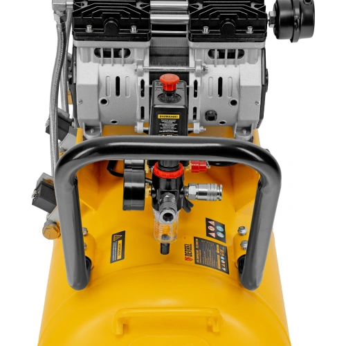 Компрессор безмасляный, малошумный  DLS 2250/100, 2250 Вт, 3x750, 100 л, 410 л/мин блок управления/ Denzel по ценам производителя в Екатеринбурге с доставкой по всей России