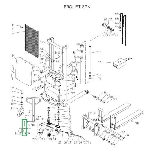 Амортизатор ручки для штабелеров SPN по ценам производителя в Екатеринбурге с доставкой по всей России