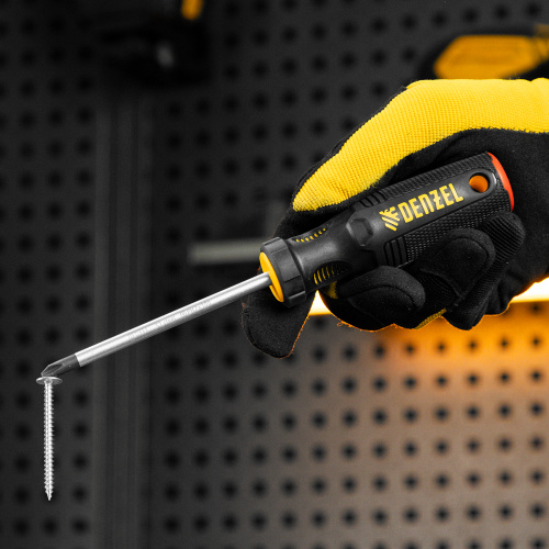 Отвертка, PH2х100 мм, S2, 3к рукоятка Denzel по ценам производителя в Екатеринбурге с доставкой по всей России