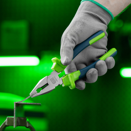 Плоскогубцы комбинированные, 200 мм, двухкомпонентные рукоятки Сибртех по ценам производителя в Екатеринбурге с доставкой по всей России