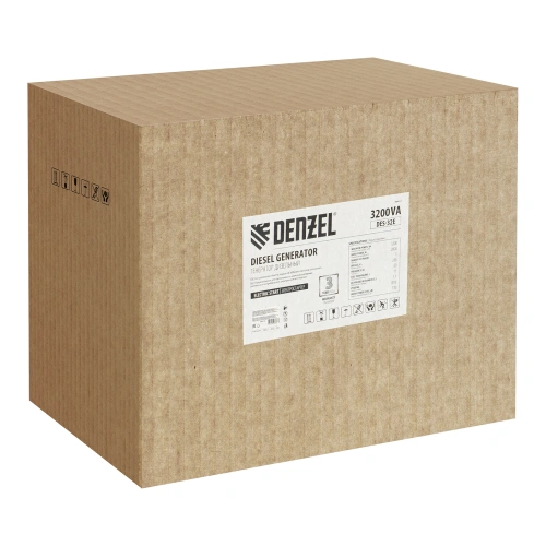 Генератор дизельный DES-32E, 3,2 кВт, 230 В, 11 л, электростартер Denzel по ценам производителя в Екатеринбурге с доставкой по всей России