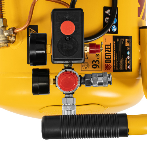 Компрессор воздушный прям. привод DCV1800/50, 1,8 кВт, 50 литров, 320 л/мин Denzel по ценам производителя в Екатеринбурге с доставкой по всей России