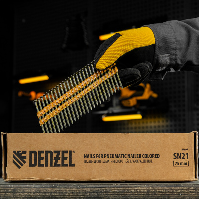 Гвозди для пнев. нейлера (крашен.) длина - 75 мм, диам. - 3,05 мм, 2000 шт. Denzel по ценам производителя в Екатеринбурге с доставкой по всей России