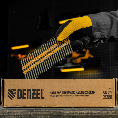 Гвозди для пнев. нейлера (крашен.) длина - 75 мм, диам. - 3,05 мм, 2000 шт. Denzel по ценам производителя в Екатеринбурге с доставкой по всей России