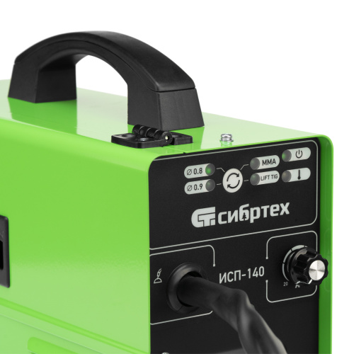 Аппарат инвертор. полуавтомат. сварки ИСП-140, 140 А, ПВ 60% Сибртех по ценам производителя в Екатеринбурге с доставкой по всей России