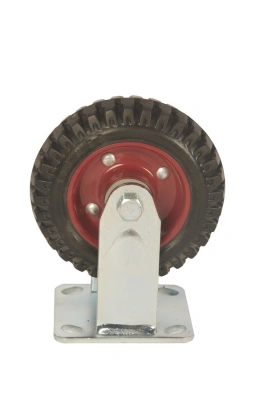 Колесо большегрузное неповоротное PF 160 150 мм резина с протектором (F) по ценам производителя в Екатеринбурге с доставкой по всей России