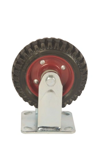 Колесо большегрузное неповоротное PF 160 150 мм резина с протектором (F) по ценам производителя в Екатеринбурге с доставкой по всей России