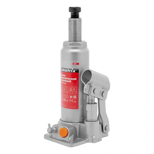 Домкрат гидравлический бутылочный, 2 т, h подъема 181-345 мм Matrix по ценам производителя в Екатеринбурге с доставкой по всей России