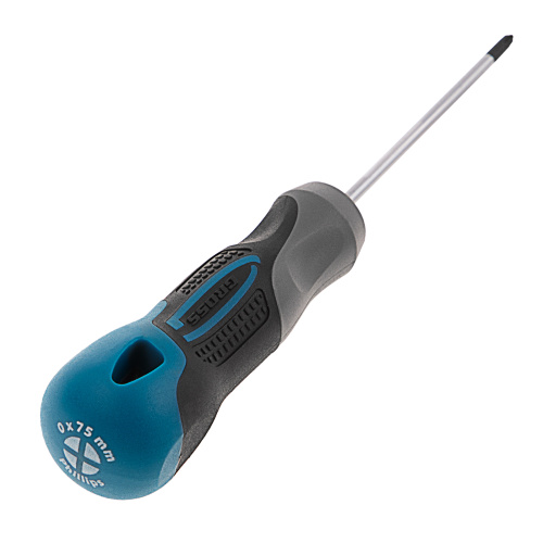 Отвертка PH0 x 75 мм, S2, трехкомпонентная рукоятка Gross по ценам производителя в Екатеринбурге с доставкой по всей России