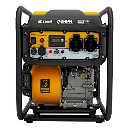 Генератор инверторный GK-3800iF, 3,8 кВт, 230 В, ручной старт DENZEL по ценам производителя в Екатеринбурге с доставкой по всей России