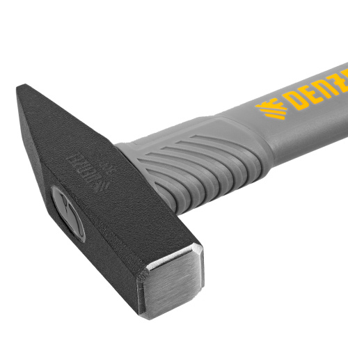 Молоток слесарный, 300 г, кованый, фибергласовая рукоятка c TPR покрытием Denzel по ценам производителя в Екатеринбурге с доставкой по всей России