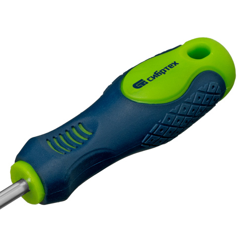 Отвертка, SL5 х 100 мм, CrV, двухкомпонентная рукоятка Сибртех по ценам производителя в Екатеринбурге с доставкой по всей России