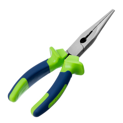 Длинногубцы прямые, 200 мм, двухкомпонентные рукоятки Сибртех по ценам производителя в Екатеринбурге с доставкой по всей России