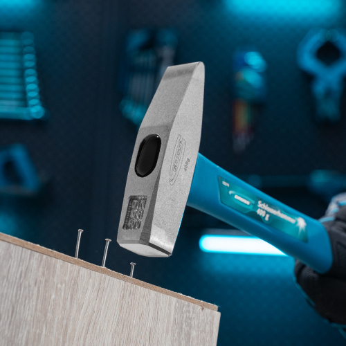 Молоток слесарный, 400 г, квадратный боек, фибергласовая обрезиненная рукоятка Gross по ценам производителя в Екатеринбурге с доставкой по всей России