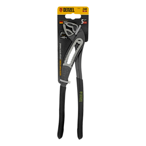 Клещи переставные, обливные рукоятки, 240 мм Denzel по ценам производителя в Екатеринбурге с доставкой по всей России