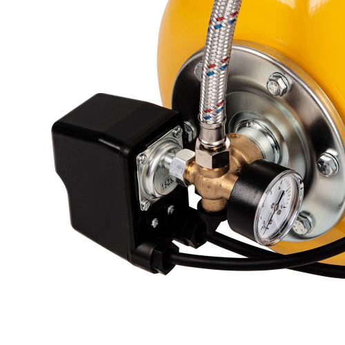 Насосная станция PS1000Х, 1000 Вт, 3500 л/ч, ресивер 24 л, подъем 44 м, нержавейка Denzel по ценам производителя в Екатеринбурге с доставкой по всей России