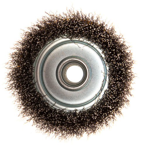 Щетка для УШМ, 100 мм, "Чашка", витая нержавеющая проволока 0.3 мм, М14 Denzel по ценам производителя в Екатеринбурге с доставкой по всей России