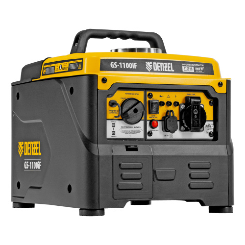 Генератор инверторный GS-1100iF, 1,1 кВт, 230 В, ручной старт DENZEL по ценам производителя в Екатеринбурге с доставкой по всей России