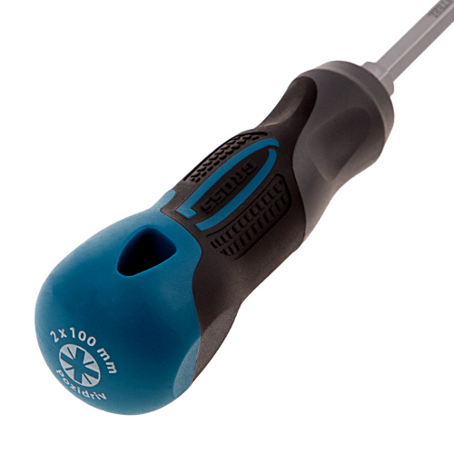 Отвертка PZ2 x 100 мм, S2, трехкомпонентная ручка Gross по ценам производителя в Екатеринбурге с доставкой по всей России