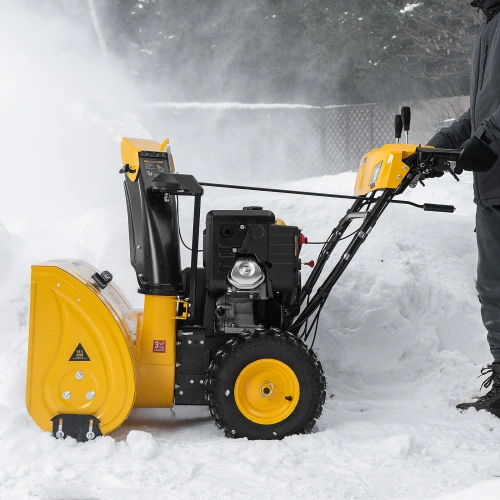 Бензиновая снегоуборочная машина SBL 711D PRO, 302cc, эл.старт, фара, обогрев, блок. дифф. Denzel по ценам производителя в Екатеринбурге с доставкой по всей России