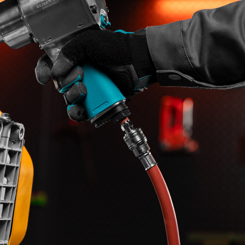 Шланг пневматический резиновый, 10 x 16 мм, 24 бар, армированный, быстросъемное соединение, 10 м Stels по ценам производителя в Екатеринбурге с доставкой по всей России