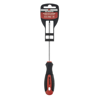 Отвертка Fusion, SL3 х 100 мм, CrV, трехкомпонентная рукоятка "Anti slip" Matrix по ценам производителя в Екатеринбурге с доставкой по всей России