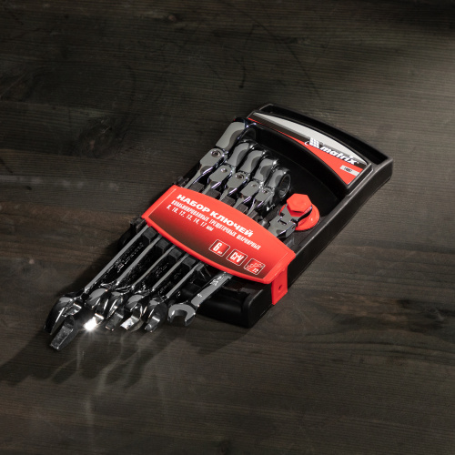 Набор ключей комбинированных, трещеточных шарнирных 6 шт Matrix по ценам производителя в Екатеринбурге с доставкой по всей России