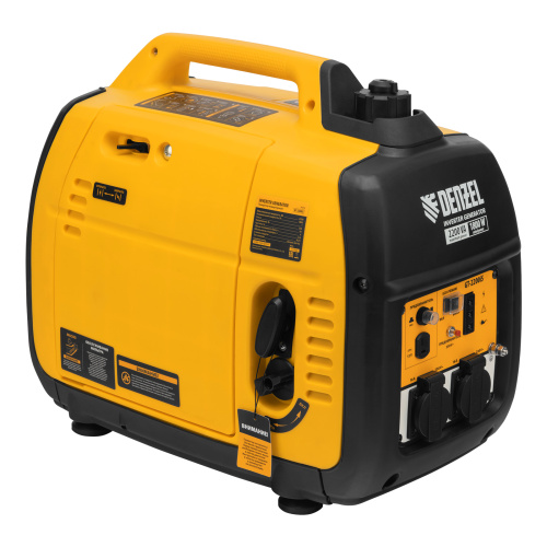 Генератор инверторный GT-2200iS, 2.2 кВт, 230 В, бак 4 л, закрытый корпус, ручной старт Denzel по ценам производителя в Екатеринбурге с доставкой по всей России