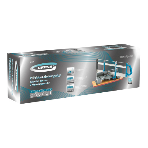 Стусло прецизионное, пила 550 мм, две прижимные струбцины Gross по ценам производителя в Екатеринбурге с доставкой по всей России