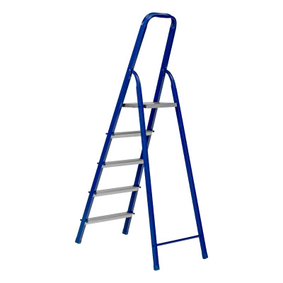 Стремянка, 5 ступеней, стальной профиль, алюминиевые ступени Сибртех по ценам производителя в Екатеринбурге с доставкой по всей России