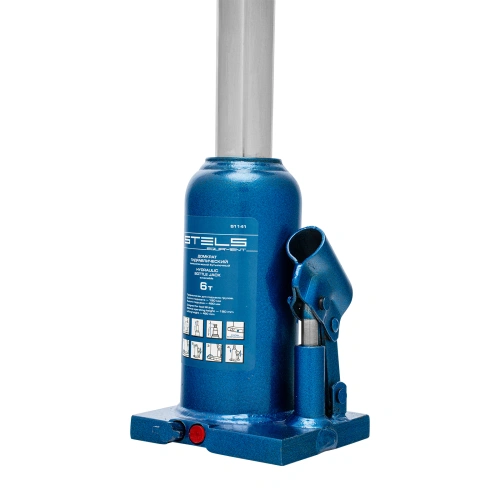 Домкрат гидравлический бутылочный телескопический, 6 т, h подъема 190-480 мм Stels по ценам производителя в Екатеринбурге с доставкой по всей России
