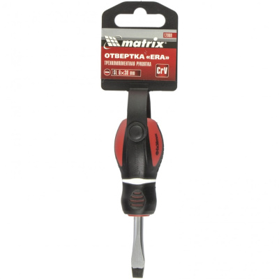 Отвертка "Era", SL6 х 38 мм, CrV, трехкомпонентная рукоятка Matrix по ценам производителя в Екатеринбурге с доставкой по всей России