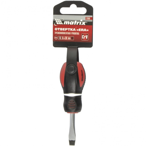 Отвертка "Era", SL6 х 38 мм, CrV, трехкомпонентная рукоятка Matrix по ценам производителя в Екатеринбурге с доставкой по всей России