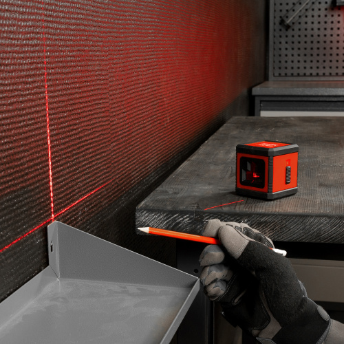 Лазерный уровень XQB RED Basic SET, 10 м, красный луч, батарейки, резьба 1/4" MTX по ценам производителя в Екатеринбурге с доставкой по всей России