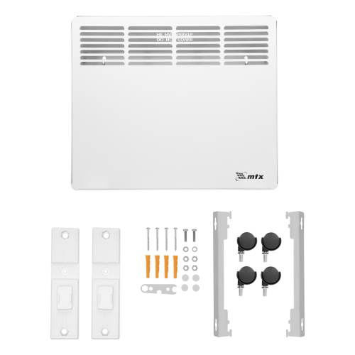 Конвектор электрический КМ-1000.1, 230 В, 1000 Вт, X-образный нагреватель, колеса, термостат MTX по ценам производителя в Екатеринбурге с доставкой по всей России