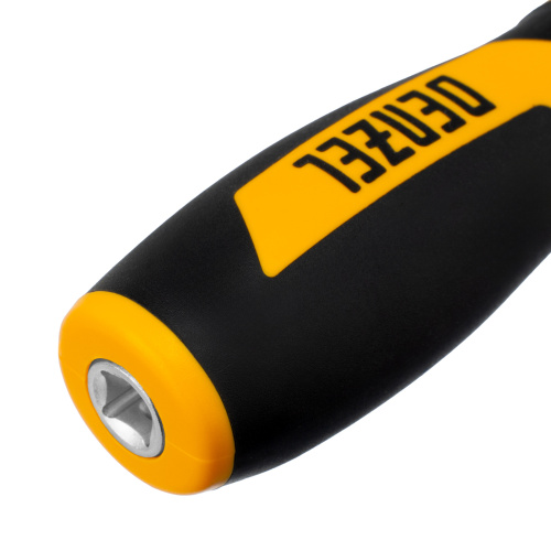 Набор инструментов, 1/2", 1/4", CrV, S2, пластиковый кейс, 82 предмета Denzel по ценам производителя в Екатеринбурге с доставкой по всей России