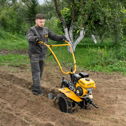 Мотоблок DPT-270S, 7 л.с., ремен.сцеп, фрез 3х4, ШОМ, передачи 2В/1Н Denzel по ценам производителя в Екатеринбурге с доставкой по всей России