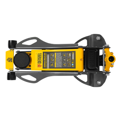 Домкрат гидравлический подкатной, 3 т, 75-500 мм, быстрый подъем, низкий подхват, проф. Denzel по ценам производителя в Екатеринбурге с доставкой по всей России