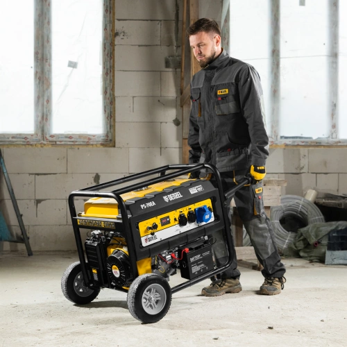 Генератор бензиновый PS 70 EA, 7.0 кВт, 230 В, 25 л, коннектор автоматики, электростартер Denzel по ценам производителя в Екатеринбурге с доставкой по всей России