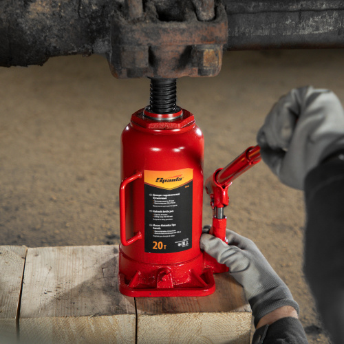 Домкрат гидравлический бутылочный, 20 т, h подъема 250-470 мм Sparta по ценам производителя в Екатеринбурге с доставкой по всей России