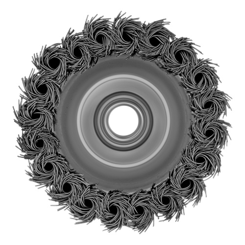 Щетка для УШМ Heavy Duty, 80 мм, М14, "чашка", крученая проволока 0.5 мм Matrix по ценам производителя в Екатеринбурге с доставкой по всей России
