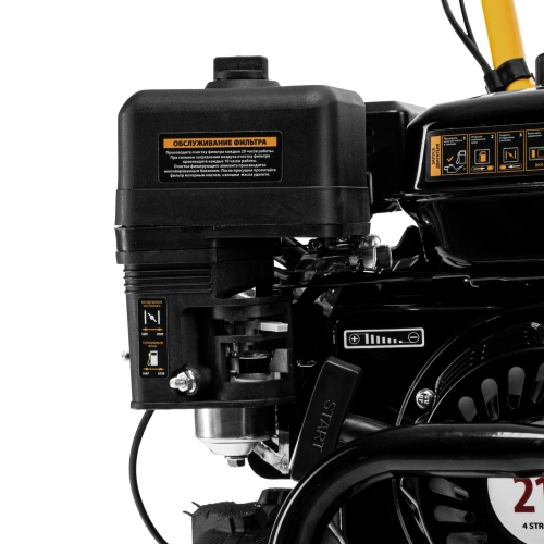 Мотоблок DPT-370X, 7 л.с, дисковое сцепление, ширина 90 см, глубина 35 см, фрез 3 х 4, ВОМ, передачи 3В/1Н Denzel по ценам производителя в Екатеринбурге с доставкой по всей России