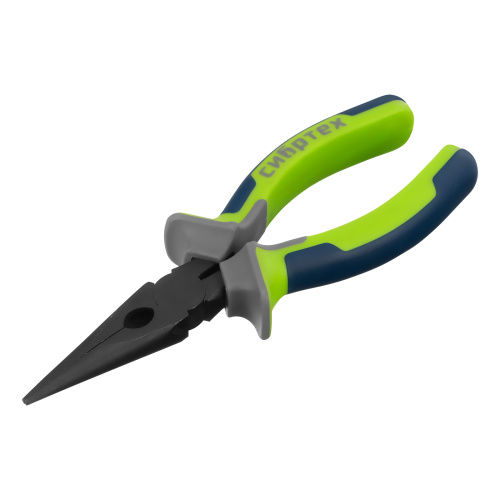 Длинногубцы прямые 160 мм, фосфатирование, трехкомпонентные рукоятки Сибртех по ценам производителя в Екатеринбурге с доставкой по всей России