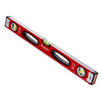 Уровень алюминиевый, фрезерованный, 3 глазка, рукоятки, 600 мм Matrix по ценам производителя в Екатеринбурге с доставкой по всей России