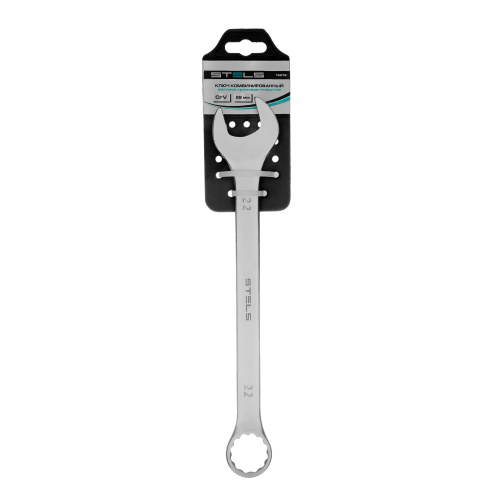 Ключ комбинированный, 22 мм, CrV, матовый хром Stels по ценам производителя в Екатеринбурге с доставкой по всей России