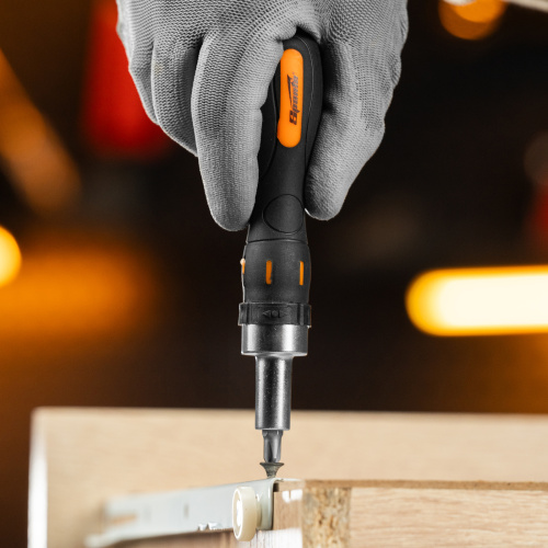 Отвертка реверсивная с набором бит, CrV, 12 шт, Sparta по ценам производителя в Екатеринбурге с доставкой по всей России