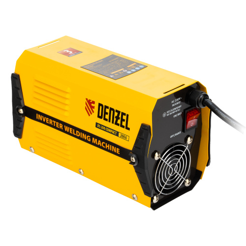 Аппарат инверторный дуговой сварки DS-200 Compact, 200 А, ПВ 70%, диаметр электрода 1.6-5 мм Denzel по ценам производителя в Екатеринбурге с доставкой по всей России